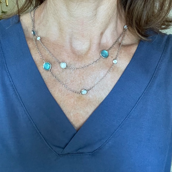 Ippolita sterling silver station necklace - Picture 5 of 7